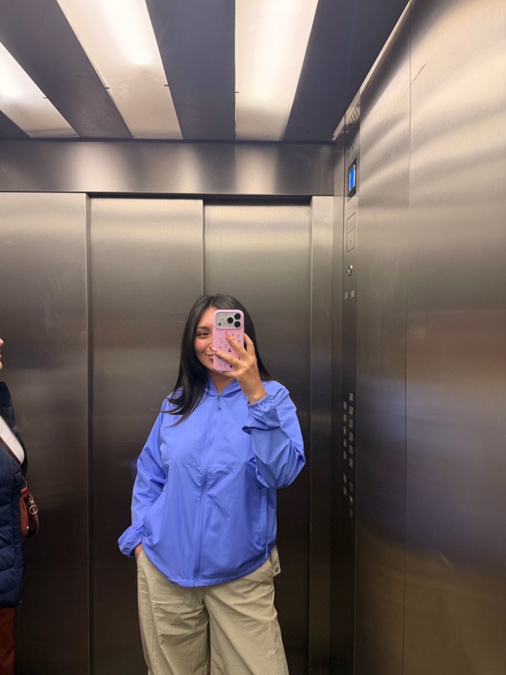 The North Face Periwinkle Blue Lightweight Windbreaker Jacket